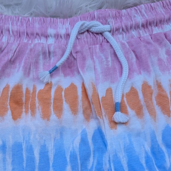 ANKO's Bright & Playful Tie-Dye ElasticWaist Girls Shorts Perfect for Summer Fun - Picture 7 of 9